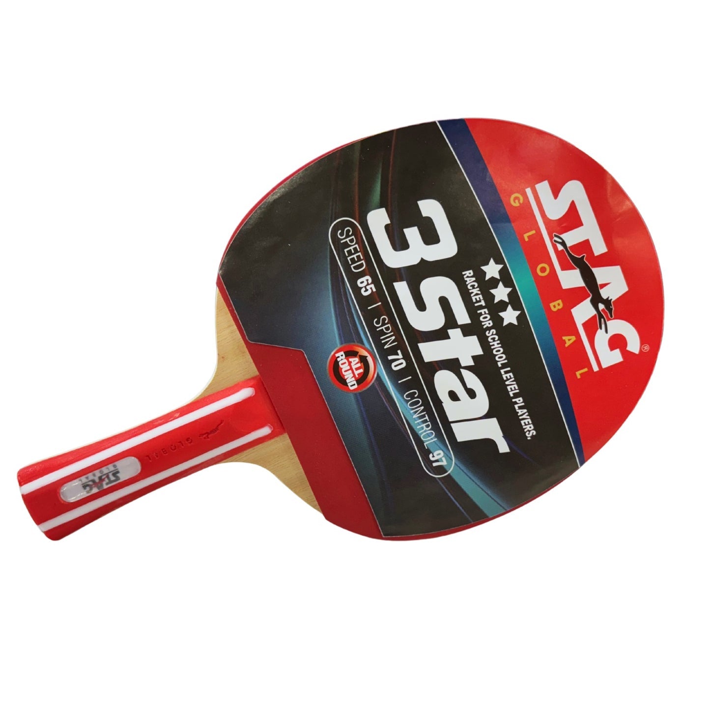 STAG GLOBAL 3 Star Table Tennis Racket