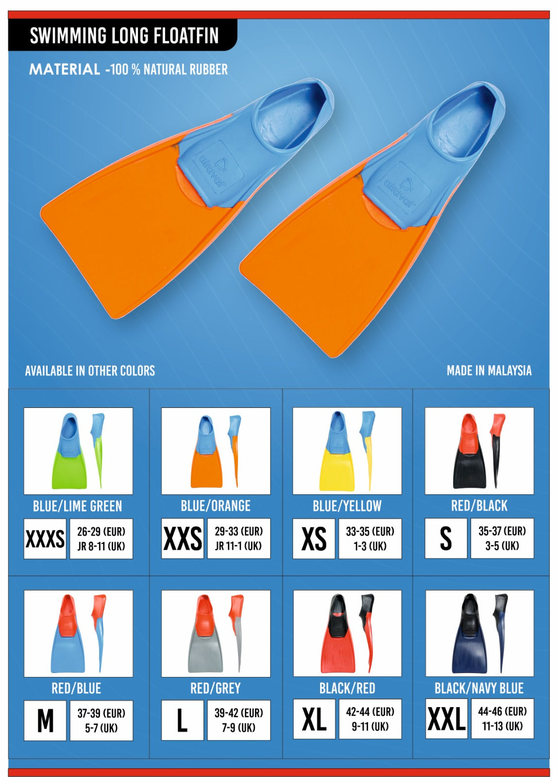 Airavat Long Float Fin 91.0  Swimming Fins