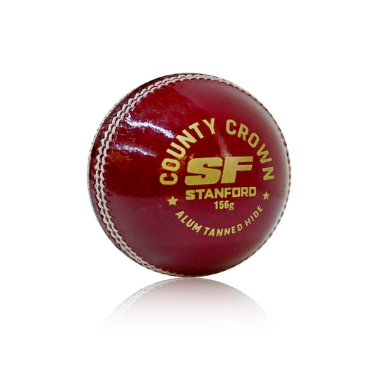 SF COUNTY CROWN CRICKET LEATHER BALL