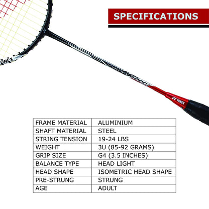 YONEX NANORAY 6000I BADMINTON RACQUET