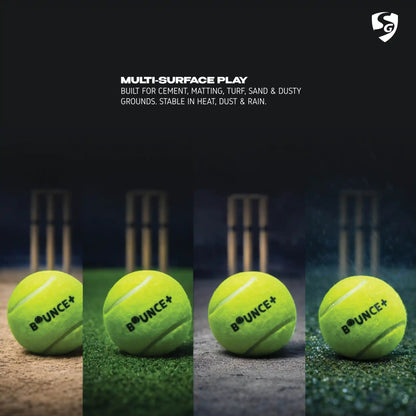 SG Bounce Plus Lightweight Tennis Cricket Ball