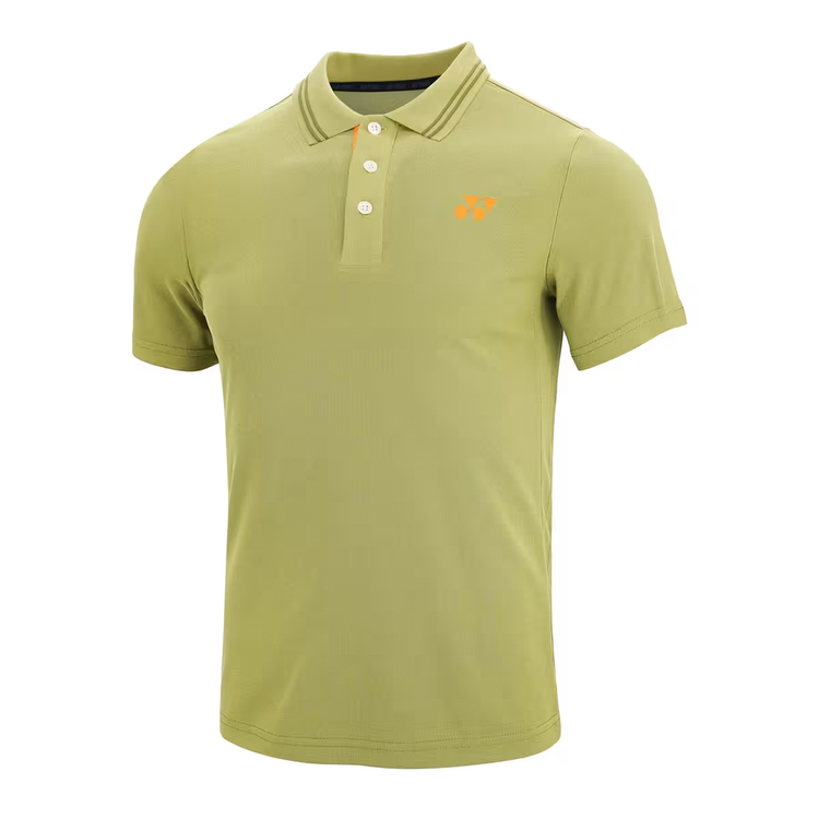 Yonex 2417 Mens Polo Collar T-Shirt Apparel Khaki1