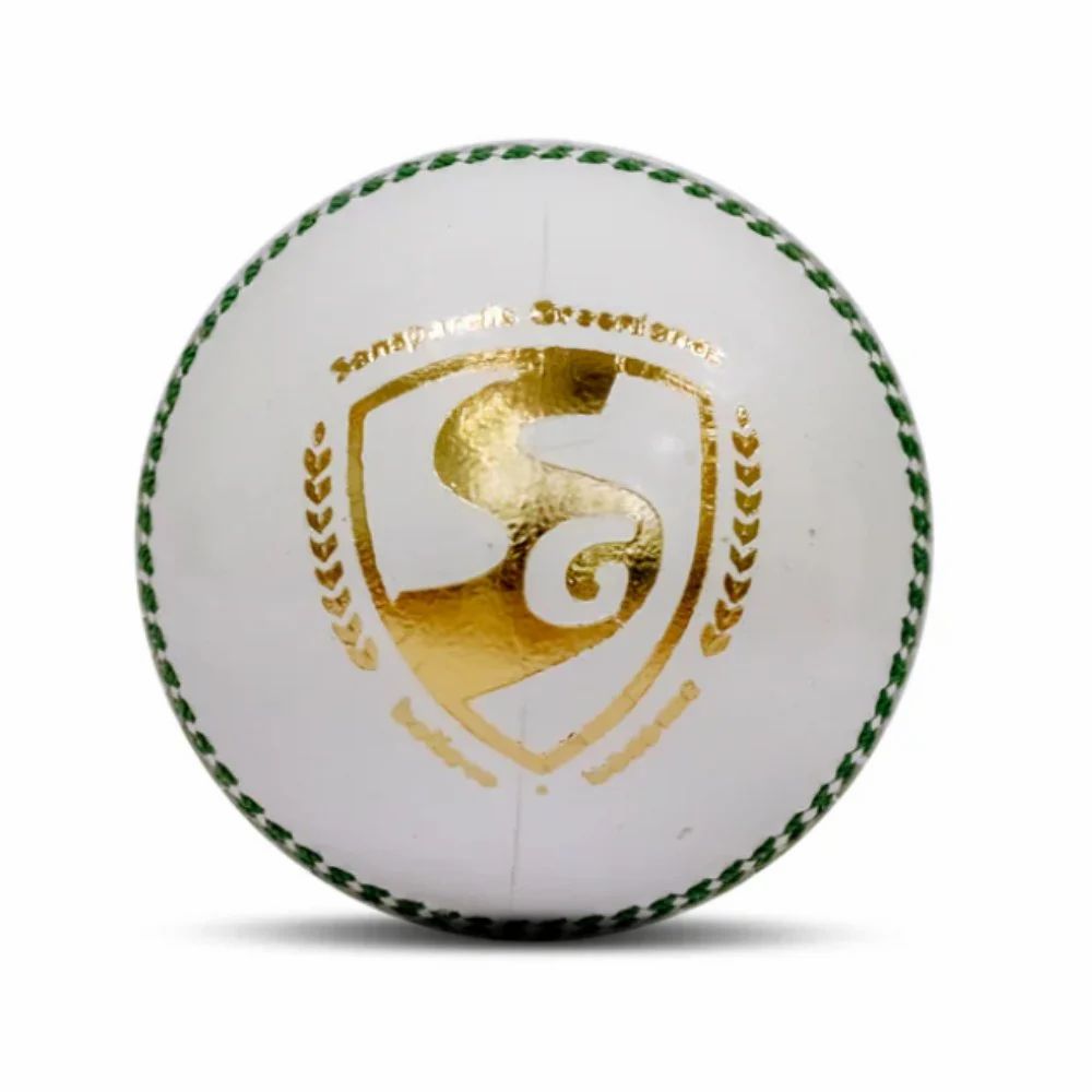SG Super  White Leather Cricket Ball